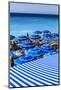 Beach Parasols, Nice, Alpes Maritimes, Provence, Cote D'Azur, French Riviera, France, Europe-Amanda Hall-Mounted Photographic Print