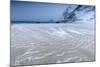 Beach Partially Snowy Surrounded by Mountains-Roberto Moiola-Mounted Photographic Print