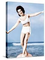 Beach Party, Annette Funicello, 1963-null-Stretched Canvas