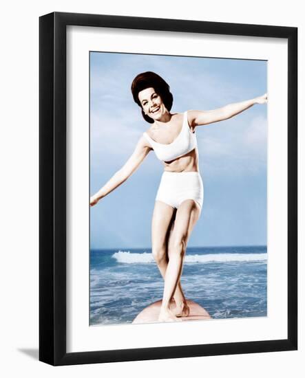 Beach Party, Annette Funicello, 1963-null-Framed Photo