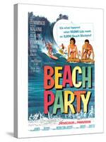 Beach Party, Annette Funicello, Frankie Avalon, 1963-null-Stretched Canvas