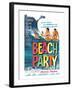 Beach Party, Annette Funicello, Frankie Avalon, 1963-null-Framed Photo