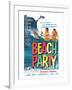 Beach Party, Annette Funicello, Frankie Avalon, 1963-null-Framed Photo