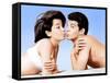 Beach Party, Annette Funicello, Frankie Avalon, 1963-null-Framed Stretched Canvas