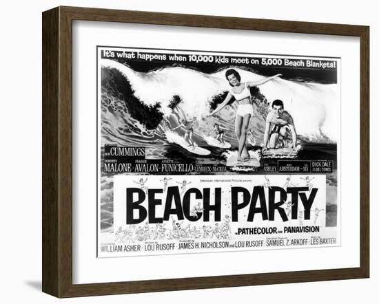 Beach Party - Lobby Card Reproduction-null-Framed Photo