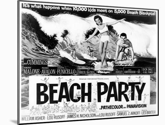 Beach Party - Lobby Card Reproduction-null-Mounted Photo