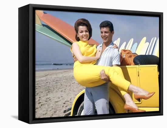 Beach Party-null-Framed Stretched Canvas