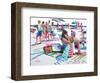 Beach Party-Patti Mollica-Framed Art Print