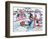 Beach Party-Patti Mollica-Framed Art Print