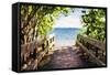 Beach Path - In the Style of Oil Painting-Philippe Hugonnard-Framed Stretched Canvas