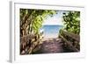 Beach Path - In the Style of Oil Painting-Philippe Hugonnard-Framed Giclee Print