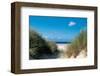 Beach Path Through The Dunes-null-Framed Art Print