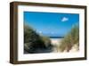 Beach Path Through The Dunes-null-Framed Art Print