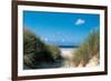 Beach Path Through The Dunes-null-Framed Art Print