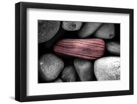 Beach Pebbles-Philippe Sainte-Laudy-Framed Photographic Print