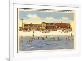 Beach, Pensacola, Florida-null-Framed Art Print