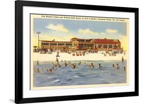 Beach, Pensacola, Florida-null-Framed Art Print