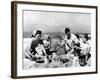 Beach Picnic-null-Framed Photographic Print