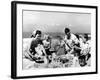 Beach Picnic-null-Framed Photographic Print