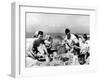 Beach Picnic-null-Framed Photographic Print