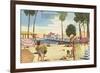 Beach, Pier, St. Petersburg, Florida-null-Framed Premium Giclee Print
