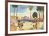 Beach, Pier, St. Petersburg, Florida-null-Framed Premium Giclee Print