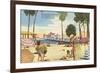 Beach, Pier, St. Petersburg, Florida-null-Framed Art Print