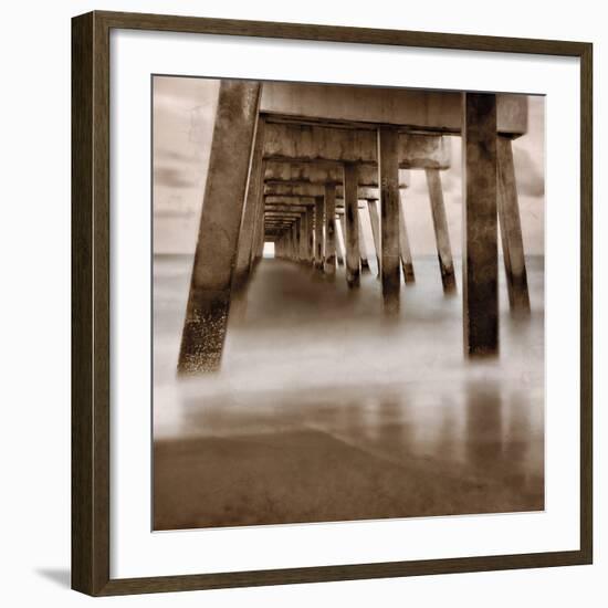 Beach Pier-null-Framed Giclee Print