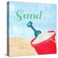 Beach Play IV-Julie DeRice-Stretched Canvas