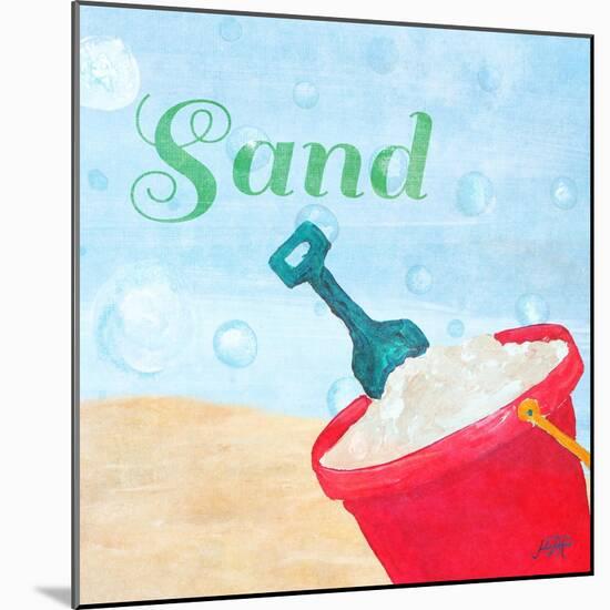 Beach Play IV-Julie DeRice-Mounted Art Print