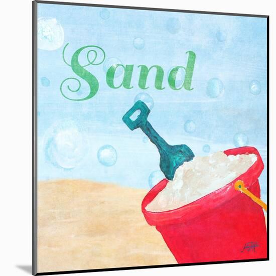 Beach Play IV-Julie DeRice-Mounted Art Print