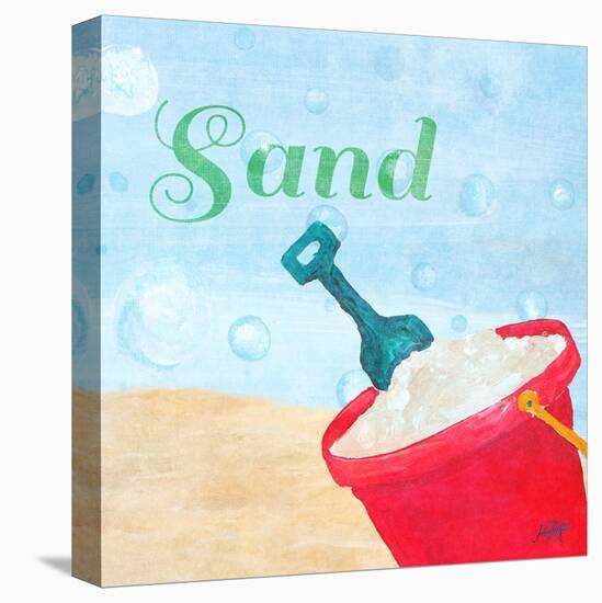 Beach Play IV-Julie DeRice-Stretched Canvas