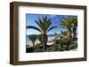 Beach Playa Blanca, Puerto del Carmen, Lanzarote, Canary Islands, Spain-null-Framed Art Print