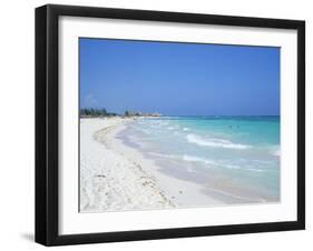 Beach, Playa Del Carmen, Yucatan, Mexico, North America-John Miller-Framed Photographic Print