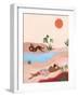 Beach Please-Arty Guava-Framed Giclee Print