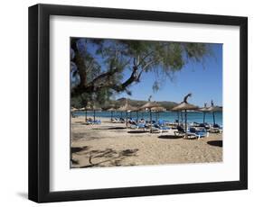 Beach, Port De Pollenca, Majorca, Balearic Islands, Spain, Mediterranean-Philip Craven-Framed Photographic Print