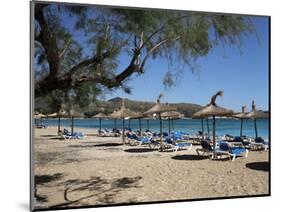 Beach, Port De Pollenca, Majorca, Balearic Islands, Spain, Mediterranean-Philip Craven-Mounted Photographic Print