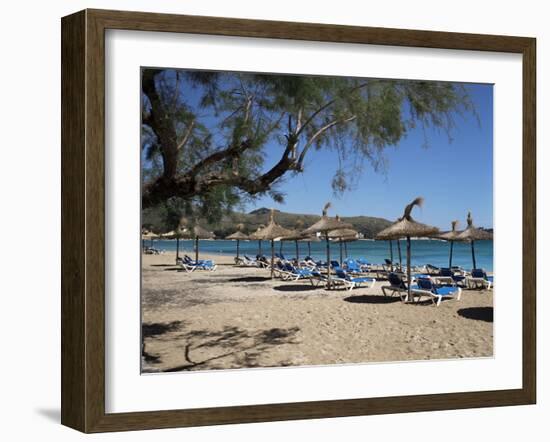 Beach, Port De Pollenca, Majorca, Balearic Islands, Spain, Mediterranean-Philip Craven-Framed Photographic Print