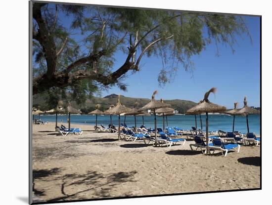 Beach, Port De Pollenca, Majorca, Balearic Islands, Spain, Mediterranean-Philip Craven-Mounted Photographic Print