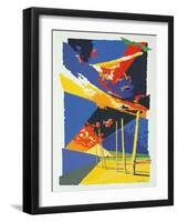 Beach Posts, La Rocque, 1984-Derek Crow-Framed Giclee Print