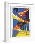 Beach Posts, La Rocque, 1984-Derek Crow-Framed Giclee Print