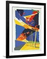 Beach Posts, La Rocque, 1984-Derek Crow-Framed Giclee Print