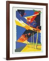 Beach Posts, La Rocque, 1984-Derek Crow-Framed Giclee Print