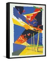 Beach Posts, La Rocque, 1984-Derek Crow-Framed Stretched Canvas
