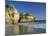 Beach, Praia Da Rocha, Algarve, Portugal-Amanda Hall-Mounted Photographic Print