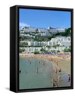 Beach, Puerto Rico, Gran Canaria, Canary Islands-Peter Thompson-Framed Stretched Canvas