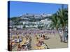 Beach, Puerto Rico, Gran Canaria, Canary Islands-Peter Thompson-Stretched Canvas