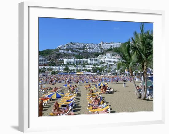 Beach, Puerto Rico, Gran Canaria, Canary Islands-Peter Thompson-Framed Photographic Print