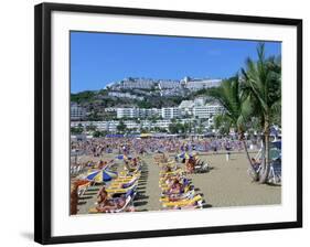 Beach, Puerto Rico, Gran Canaria, Canary Islands-Peter Thompson-Framed Photographic Print