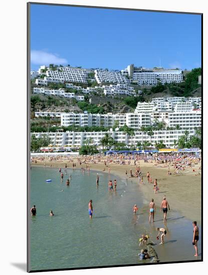 Beach, Puerto Rico, Gran Canaria, Canary Islands-Peter Thompson-Mounted Photographic Print